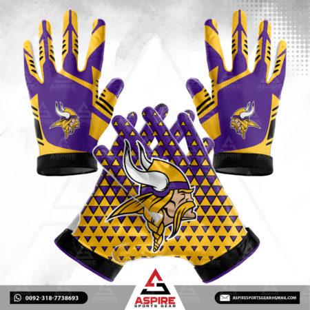 American-Football-Gloves-Vikings-Design-ASPIRE-SPORTS-GEAR-front